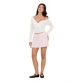 thumbnail image 2 of Forever 21 Women's Pink Y2K Mini Skort, Drop Waist Design for Casual Weekend Outfit, XS, 2 of 6