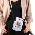 thumbnail image 3 of HELLHERO Galloping Horses Butterflies Adjustable Shoulder Strap Crossbody Sling Bags for Adults, Travel, 3 of 5