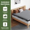 thumbnail image 2 of Uforic 4 inch King Memory Foam Mattress Topper with Breathable Cover, King, 2 of 8