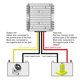 thumbnail image 3 of Adaptador De Batería Convertidor De Voltaje, Múltiples Protectores Salida De 12 V Entrada De 17-55 V Adaptador De Batería Reductor De Voltaje Alta Eficiencia De Conversión Para, 3 of 7