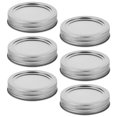 thumbnail image 4 of Juego de 6 tapas para conservas, tapas metálicas para tarros de cristal, tapas herméticas de hojalata y tapas de repuesto., 4 of 8