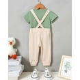 thumbnail image 3 of SANMIO Newborn Infant Baby Boy Clothes Summer Short Sleeve Romper and Pants Outfits Set 0 3 6 12 18 Months, 3 of 7