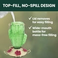 thumbnail image 2 of Perky-Pet Cactus Top-Fill Glass Hummingbird Feeder – 32 oz, 2 of 11