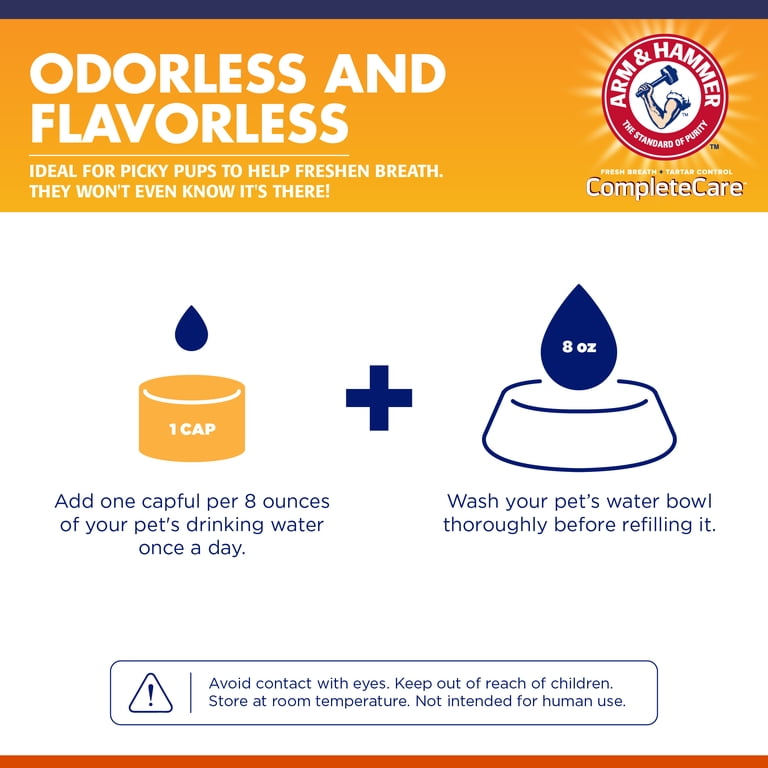 Arm & Hammer Complete Care Dog Dental Water Additive, 16 oz photo 4