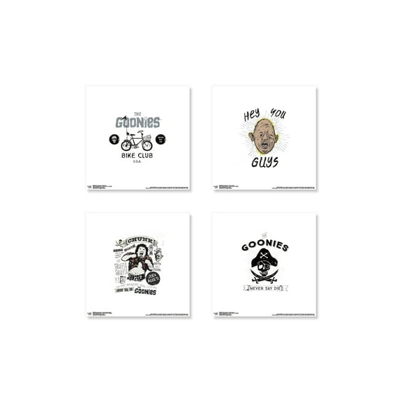 Gallery Pops The Goonies - Never Say Die Wall Art Bundle (4-Pack)