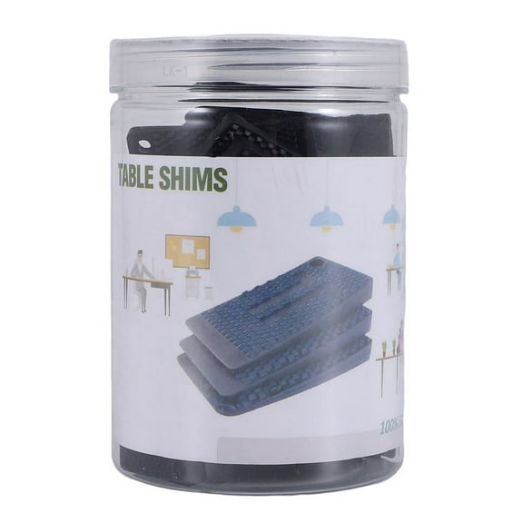 Plastic Shims for Leveling - 36 Piece Jar, Strong and Table Wedges, DIY Levelers for Furniture, Table, Chair