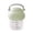 Green, variant on Multifunction Meat Grinder 350ML Food Processor, Glass, Beige, 17.4x12cm, For Dough Stirring Onion Meat Fruits Garlic Vegetables Baby Food, Cordless, Rechargeable