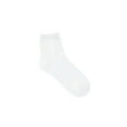 thumbnail image 4 of Wonder Nation Girls' Textured Lettuce Edge Ankle Socks, 3-Pack, Sizes S-L, 4 of 5