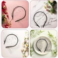 thumbnail image 2 of Minnieouse Diadema única de la malla del tocado elegante del ABS para el sombrero de moda del velo de la venda de los tocados de la malla de la Accesorio para el cabello, 2 of 6