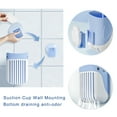 thumbnail image 5 of Flexible Silica Toilet Brush and Plunger Set | Wall Mountable | Corner Cleaning Brush Head | Includes Storage Cover | 4 Color Options, 5 of 9