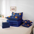 thumbnail image 5 of Manfei Tiger Lion Animal Bedding Comforter Set 7pcs, Kawaii Navy Cartoon King Bedding Sets, Teens Kids Boys Girls Reversible Bed Sheets, Super Cozy Room Decor, 5 of 7