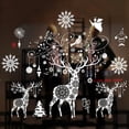 thumbnail image 3 of Pegatinas de decoración de ventana de copo de nieve de Navidad, pegatinas de alce de copo de nieve, decoraciones de Feliz Navidad para el hogar, Año Nuevo 2023, 3 of 4