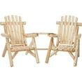 thumbnail image 1 of Lakeland Mills Chaises Hautes Rustiques pour Patio en Bûche de Cèdre Blanc avec Visa, Naturel, 1 of 7