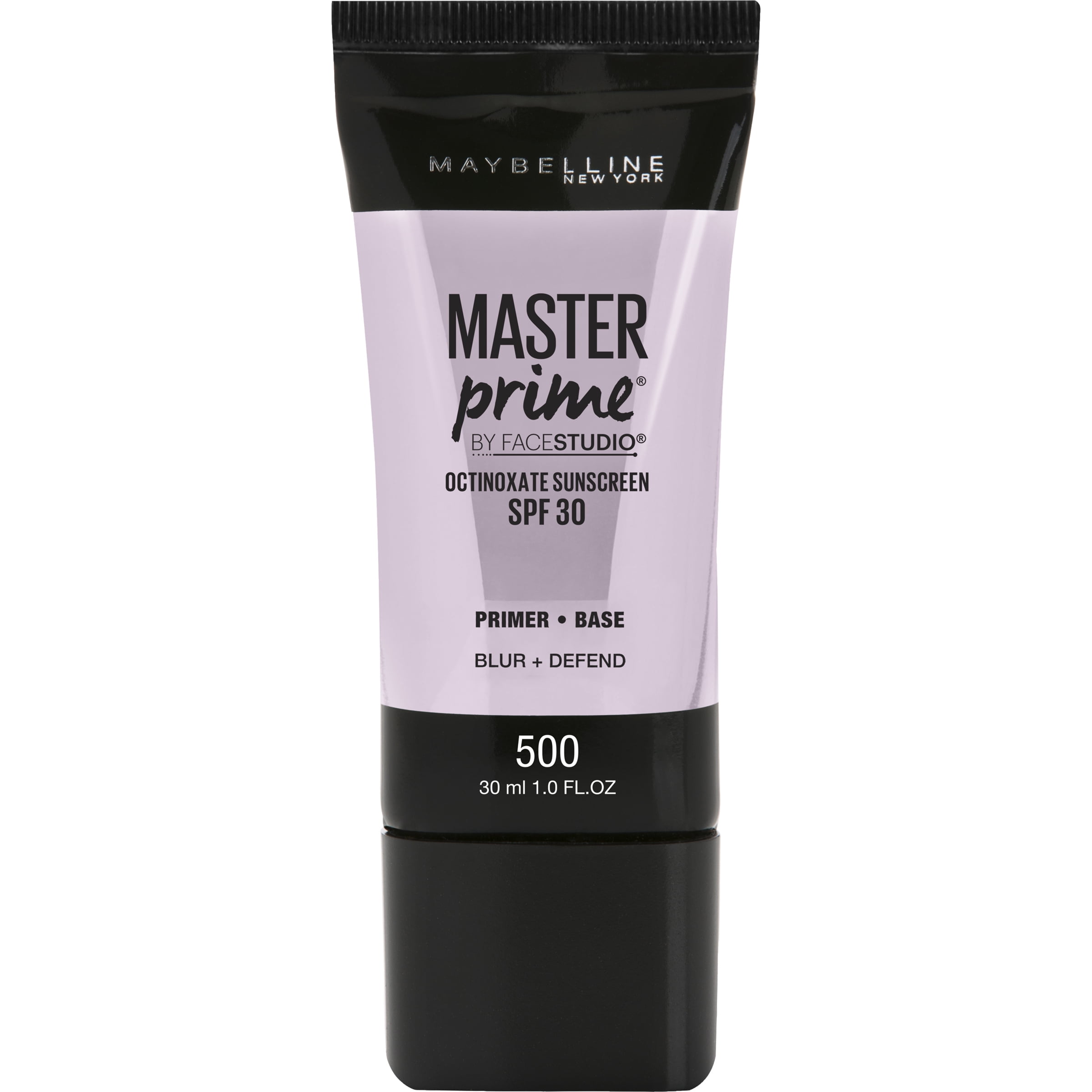 Maybelline Facestudio Master Prime Primer Makeup, Blur+ Defend, 1 fl oz
