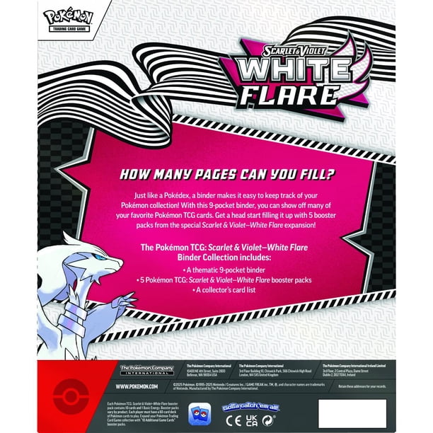 Pokemon TCG: Scarlet & Violet—White Flare Binder Collection (Limit