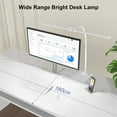 thumbnail image 2 of 24W 31.5IN Architect Double Head Desk Lamps for Home Office,Dimmable & 6 Color Modes Extra Bright Modern Table lamp with Base,Overhead Computer Lighting for Workbench Monitor, 2 of 5