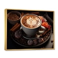 thumbnail image 2 of Designart "Photography of Cocoa Delights I" Food & Beverage Floater Framed Canvas Print, 2 of 7