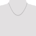 thumbnail image 2 of Chaîne Pendentif Collier en Or Blanc 10k 1.45mm Lien Rond, 2 of 9