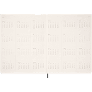 Moleskine 2025 13-Month Essential Planner, Soft Cover, Weekly Vertical, XXL (8.5 x 11), Black