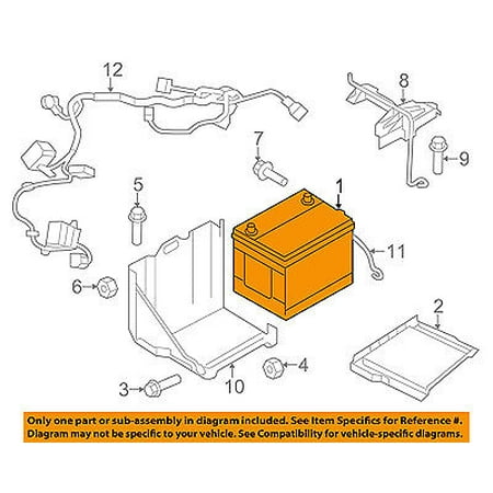 Chrysler Oem 2010 Sebring Battery Be034800aa