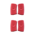 thumbnail image 3 of Injueey 2 piezas de soporte para mango de olla, accesorio para utensilios de cocina, funda aislante, Clip de silicona grueso, doble agujero rojo Rojo Doble agujero 2piezas Injueey CBP457869, 3 of 6