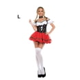 thumbnail image 4 of Vestido Tradicional Sonducket Disfraz de Cerveza para Fiesta de Oktoberfest Rojo L, 4 of 6