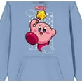 thumbnail image 2 of Kirby Main Character With Star Rod Full Sleeve Men's Light Blue Hoodie-Small, 2 of 2