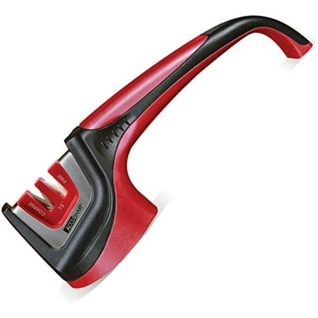 052C Asian-Style Pull-Through Knife Sharpener, Red/Black,Walmartmercial grade knife sharpener By AccuSharp