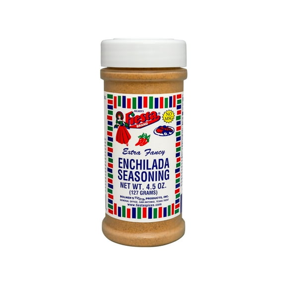 Bolner's Fiesta Brand Enchilada Seasoning, 4.5 oz Jar
