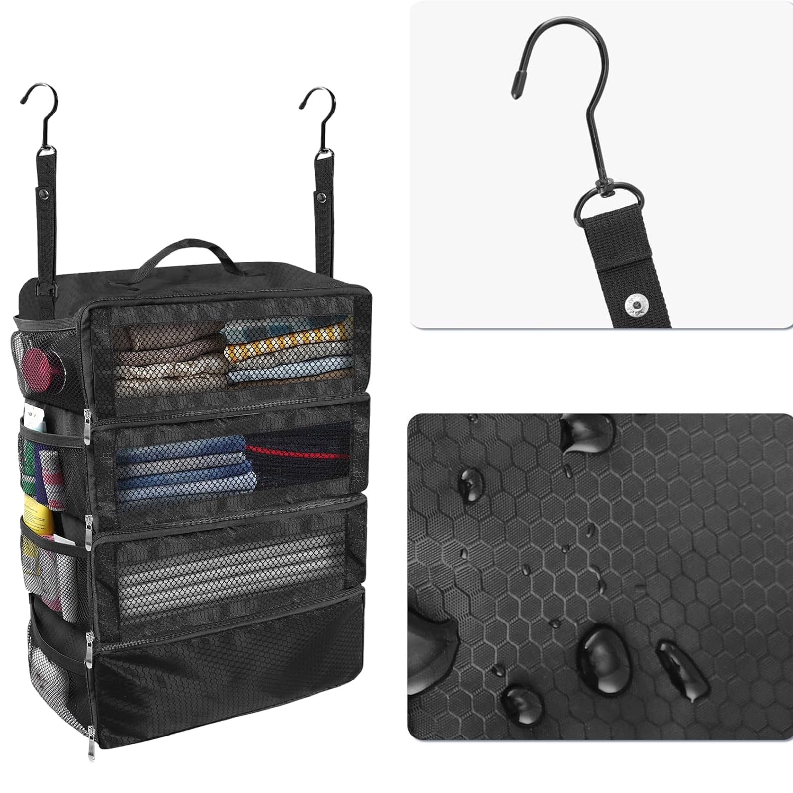 Multifunctional Foldable Garment Organizers Practical Travel Clothes Storage Bag With Ample Space For Short Term Trips