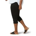 thumbnail image 2 of Lee Women's Plus Size Flex Motion Regular Fit Roll Cuff Capri, 2 of 3