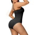 thumbnail image 5 of Elainilye Fashion Bodysuits for Women Ladies Seamless One-Piece Body Shaper Butt Lifting Shapewear Stretch Slimming Body Corset,Black, 5 of 8