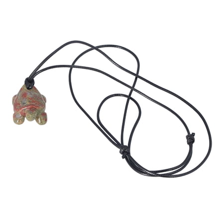 Pendentif Cornaline Naturelle 30mm – Collier Cordon Perlé Réglable – Boutique éclectique