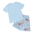 thumbnail image 5 of mgoYE Girls Boys American Flag Outfit Set USA Flag Stars Stripes Graphic Blouse Patriotic Outfit Set 4th of July Shorts Set Summer Shorts Set 250th Anniversary Gifts USA Shorts Set, 5 of 7