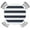 Stripe36san7758, variant on Round Tablecloth,Nautical Stripe Navy Blue and White Stripe Elastic Edge Round Waterproof Fitted Table Cloth for Indoor Outdoor Dinning Fit Round Table up to 36" - 44"