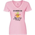 thumbnail image 3 of Inktastic Hawaiian Party Pineapple Women's V-Neck T-Shirt, 3 of 5