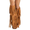 thumbnail image 3 of Fun World Women's Hippie Fringe Boot Covers, Multi, Standard, 3 of 4