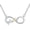 02：Infinity Faith, variant on Diamond Evil Eye/Infinity Faith/Cross Heart Necklace for Women 925 Sterling Silver Protection Amulet Pendant Necklaces Religious Jewelry Gifts for Her