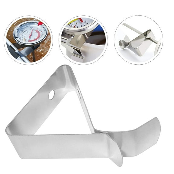ROSENICE Temperature Thermometer Food Clip for Coffee Cup 3.8X3.5In 304 Stainless Steel 1Pc