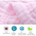 thumbnail image 5 of LNGOOR 5 Pack 12x12" Baby Muslin Washcloths, Natural Muslin Cotton Baby Wipes, Soft Newborn Baby Face Towel and Muslin Washcloth for Sensitive Skin, 5 of 7