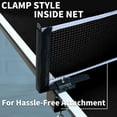 thumbnail image 6 of 9ft Mid-Size Table Tennis Table Foldable & Portable Ping Pong Table Set for Indoor Games with Net, 2 Paddles and 3 Balls, 6 of 9