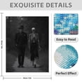 thumbnail image 3 of Diamond Art Kit for Adults, Man In Suit Walking With Skeleton Diamond Painting for Adults Beginners, DIY Diamond Art Painting Kits, 5D Diamond Painting Crafts for Home Decor 12x16 Frameless, 3 of 7