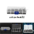 thumbnail image 1 of Flat Head Screws, Flat Head Machine Screw Cross Black Carbon Steel Electronics Industry Fasteners, 1 of 7