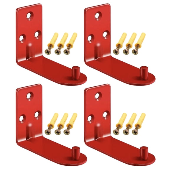 4pcs Fire Extinguisher Brackets Wall Mount Fire Extinguisher Hooks Heavy Duty Fire Extinguisher Brackets