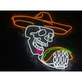 thumbnail image 4 of Handmadetneonsign Mexican Skull Taco Neon Sign, Taco Neon Sign, Taco Led Sign, 4 of 4