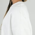 thumbnail image 4 of Women's Gameday Couture White South Florida Bulls Oversized Premium Fleece Sweatshirt, 4 of 5