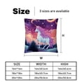 thumbnail image 5 of Starry Unicorn Elegant Inserts, Decorative Pillows, Throw Pillows with Unique Patterns for Home Décor - Set of 2 in 16x16, 18x18, or 20x20 inches, 5 of 6