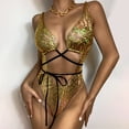 thumbnail image 2 of Mujer dama mujer empalme Push-Up sujetador Bikini playa conjunto traje de baño traje de baño OAVQHLG3B Store  lin121212, 2 of 4