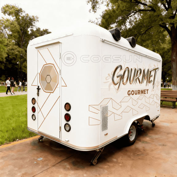 COGSUN Commercial Food Preparation Equipment | Stainless Steel Service Cart