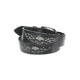 thumbnail image 2 of Men's Embossed Highway To Hell Leather Belt, Black HDMBT10853BLK, Harley Davidson, 2 of 2